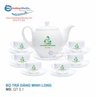 Bộ Ấm Chén Sứ - MS: 45
