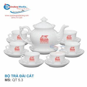 Bộ Ấm Chén Sứ - MS: 43
