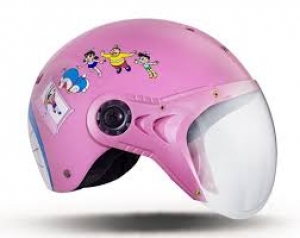 Mũ bảo hiểm trẻ em màu hồng