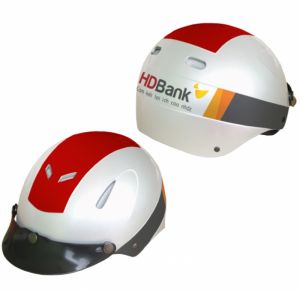 Mũ bảo hiểm in logo ngân hàng SHB
