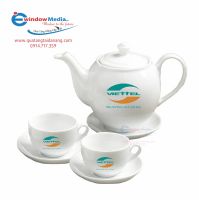 Bộ Ấm Chén Sứ - MS: 03