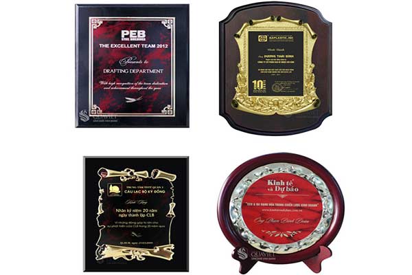 Bảng vinh danh gỗ đồng - Sản xuất kỷ niệm chương gỗ đồng