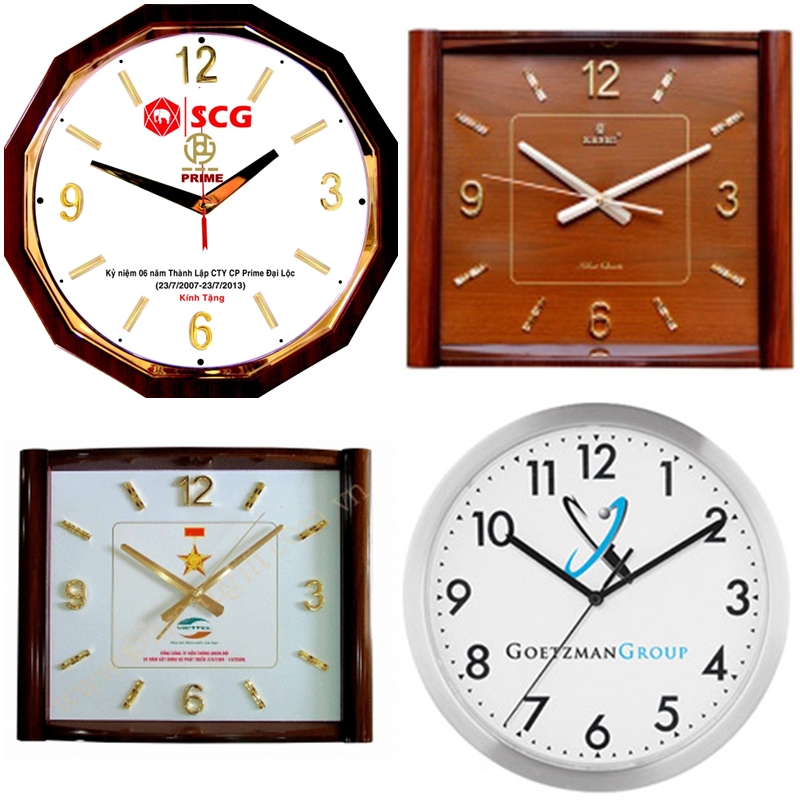 ĐỒNG HỒ TREO TƯỜNG QUÀ TẶNG DOANH NGHIỆP - KỶ NIỆM ĐÁNG NHỚ TRONG THỜI GIAN